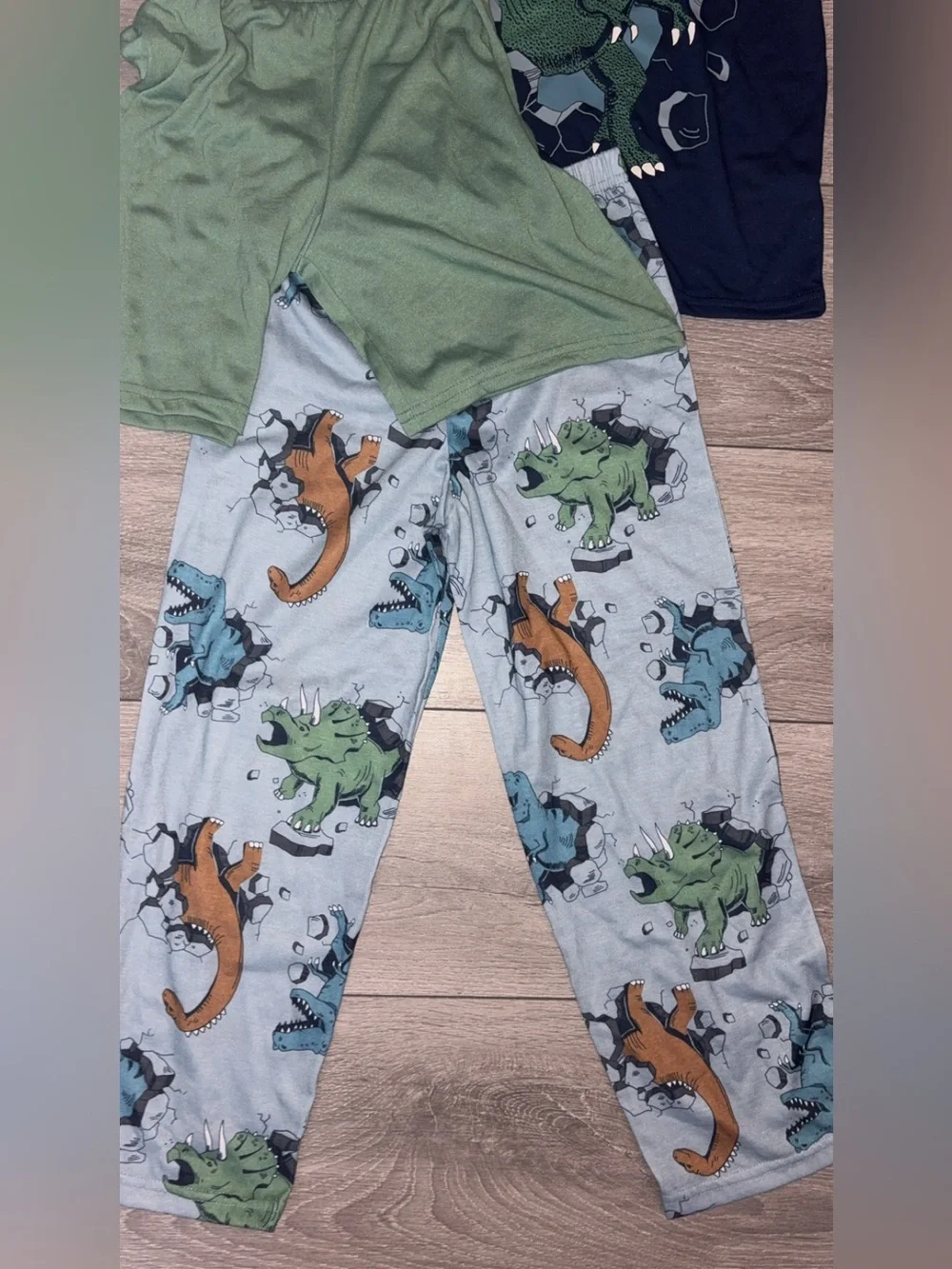 Carters Boys Size 8 Dinosaur 3 Pc Pajama Set New W Tags